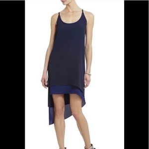 BCBGMAXAZRIA Slip Asymmetrical Dress